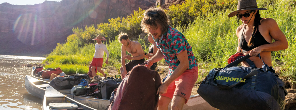 Patagonia Black Hole recycled duffels