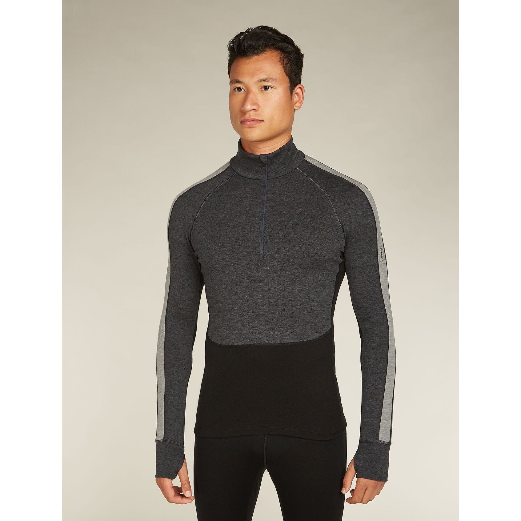 Icebreaker Men's 260 ZoneKnit Long Sleeve Half Zip Thermal Top