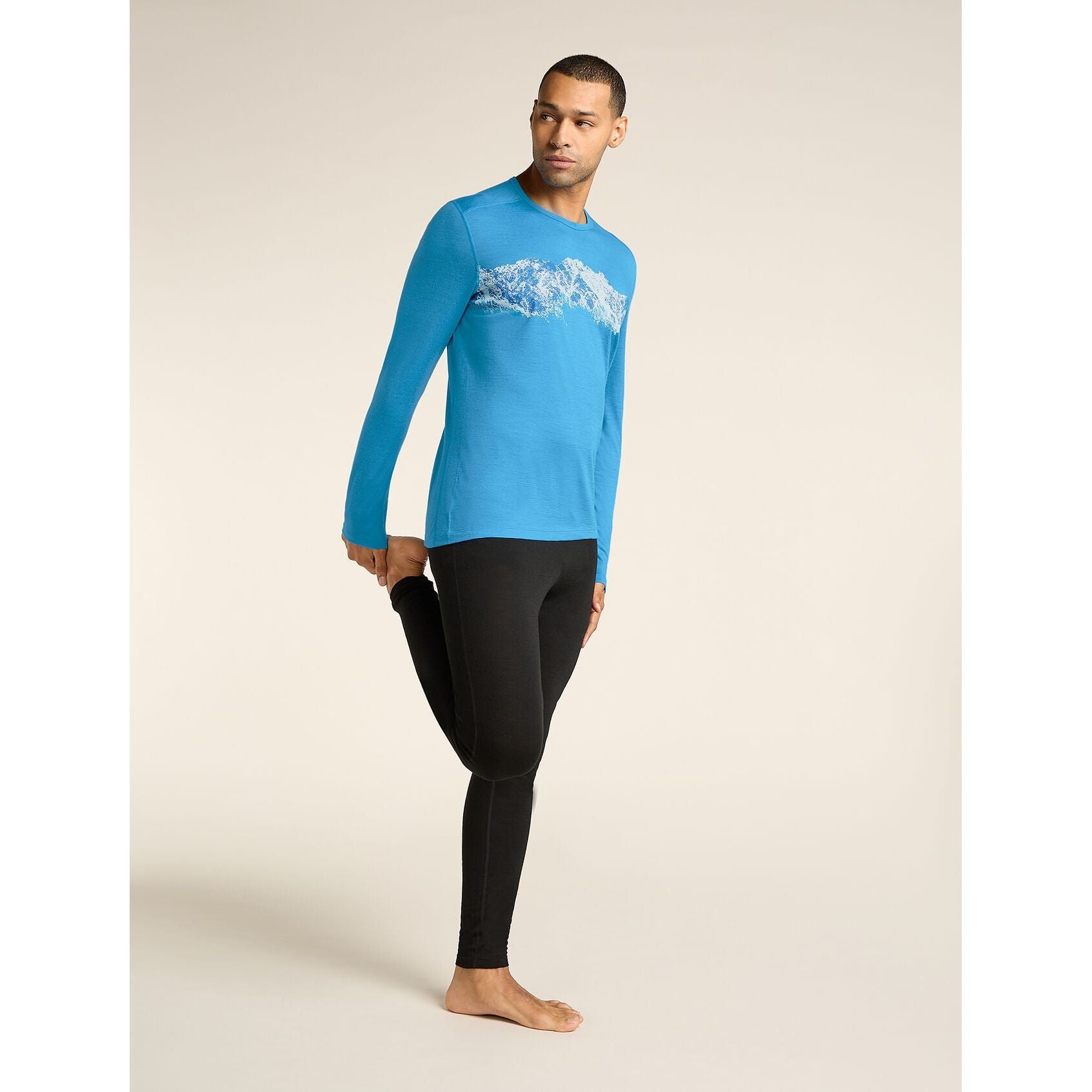 Icebreaker Men's Merino 200 Oasis Long Sleeve Crewe Thermal Top Remarkables