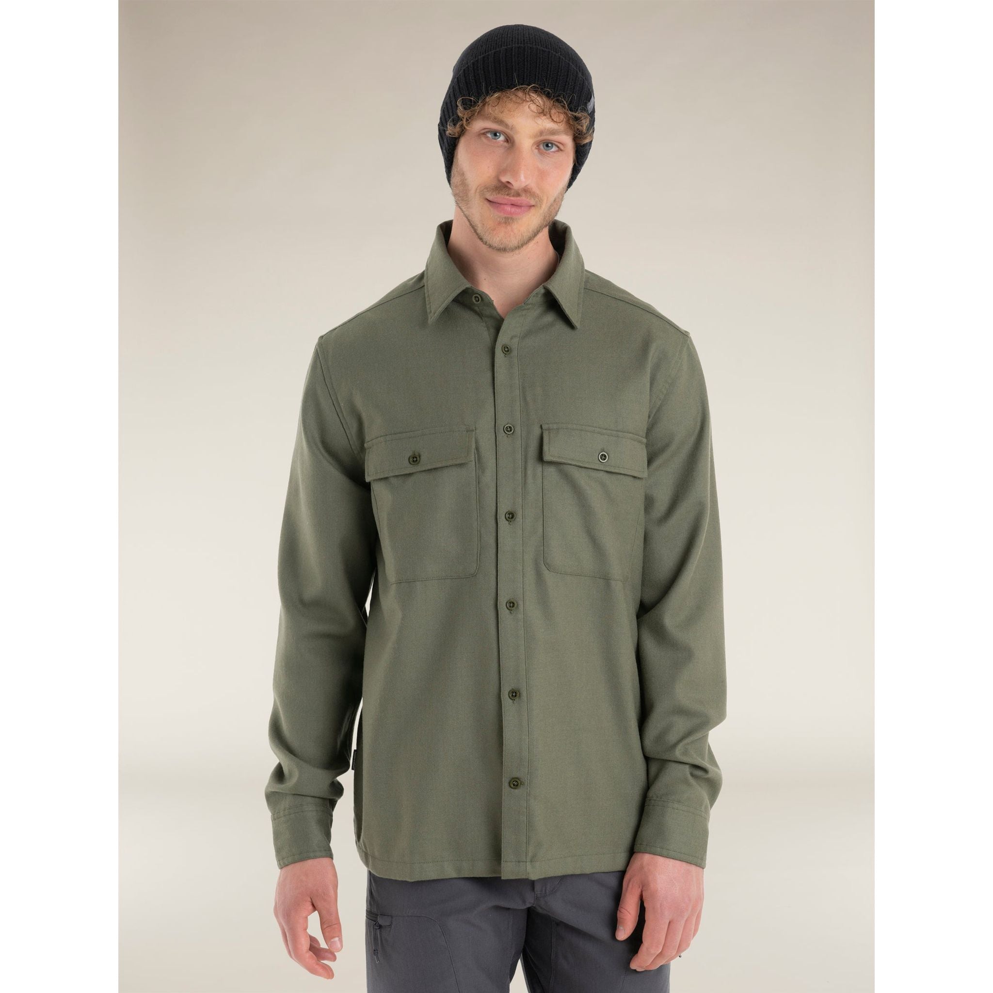 Icebreaker Men's Merino 200 Dawnder Long Sleeve Flannel Shirt