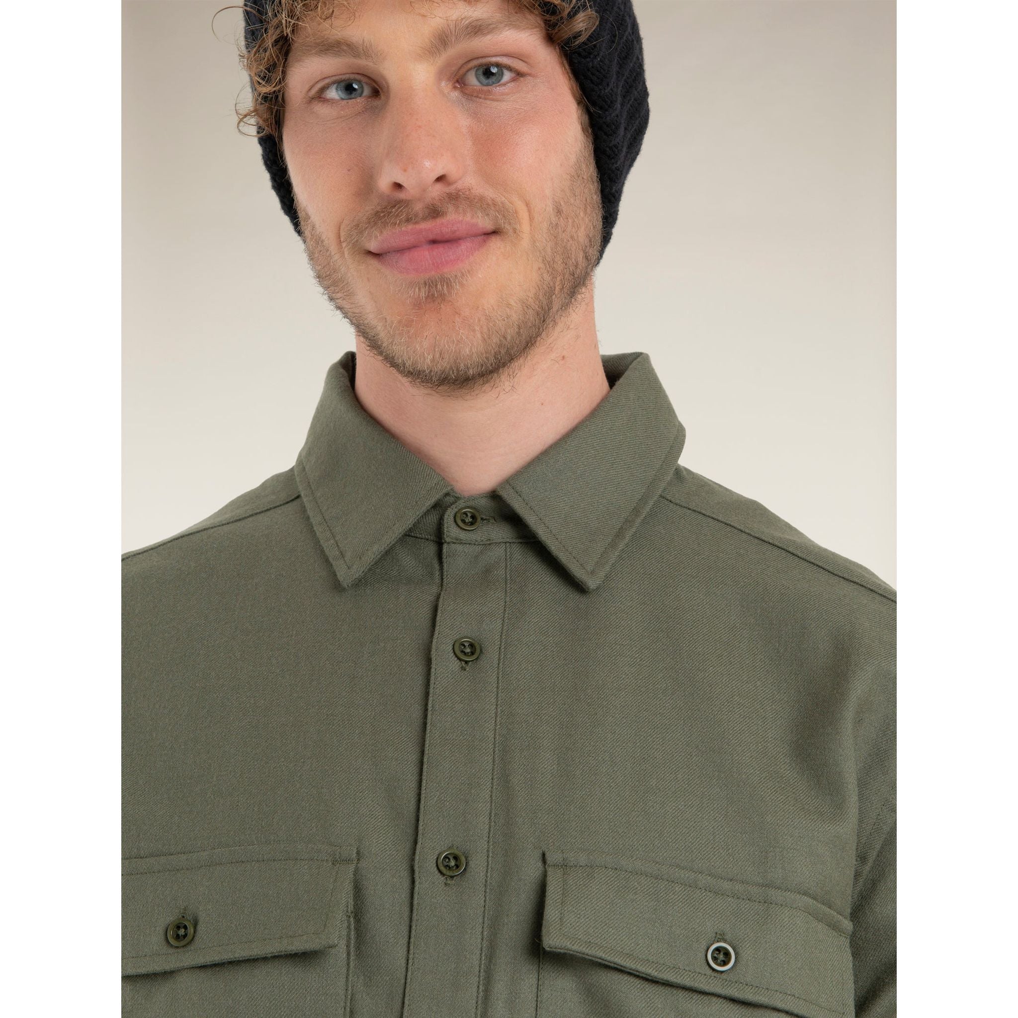 Icebreaker Men's Merino 200 Dawnder Long Sleeve Flannel Shirt