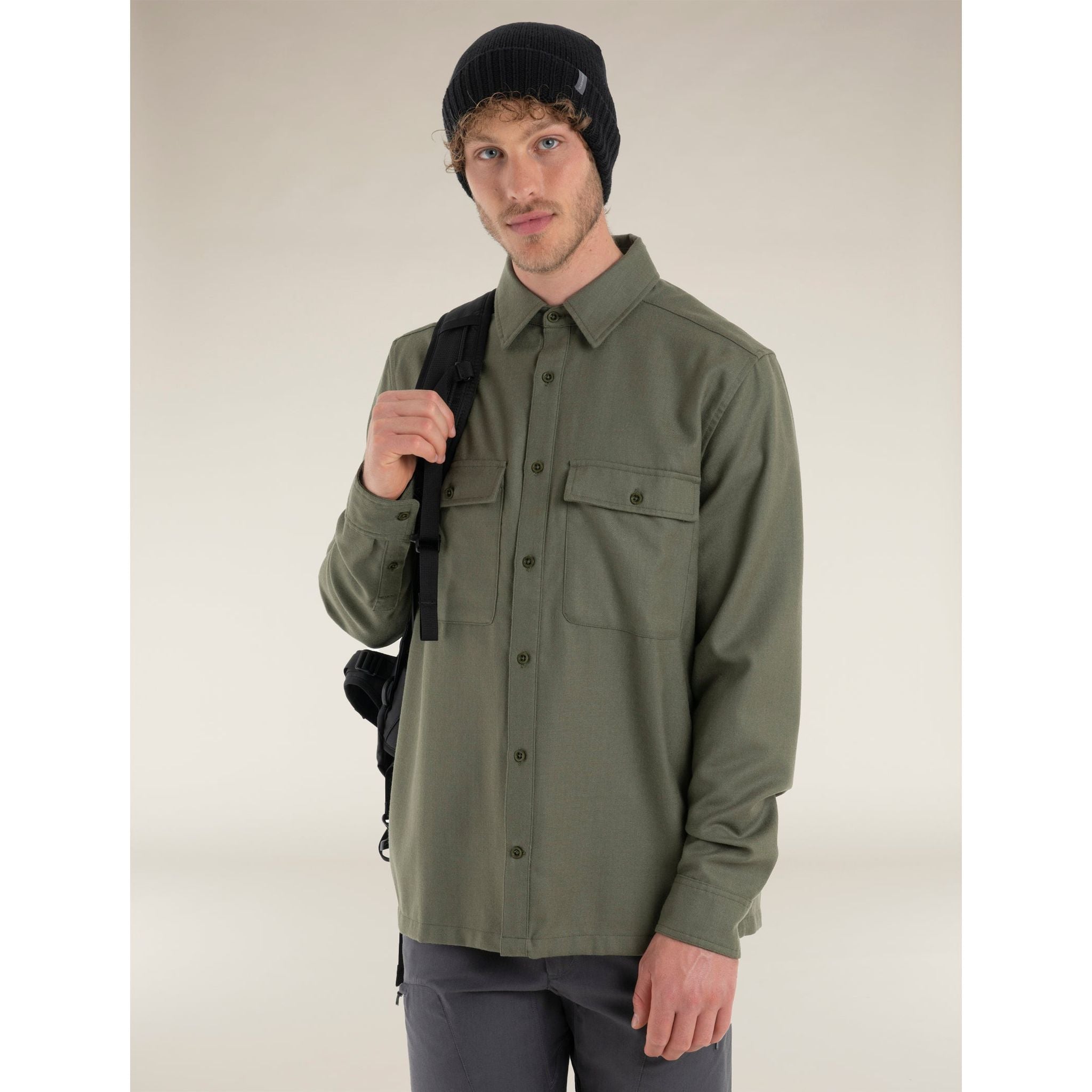 Icebreaker Men's Merino 200 Dawnder Long Sleeve Flannel Shirt