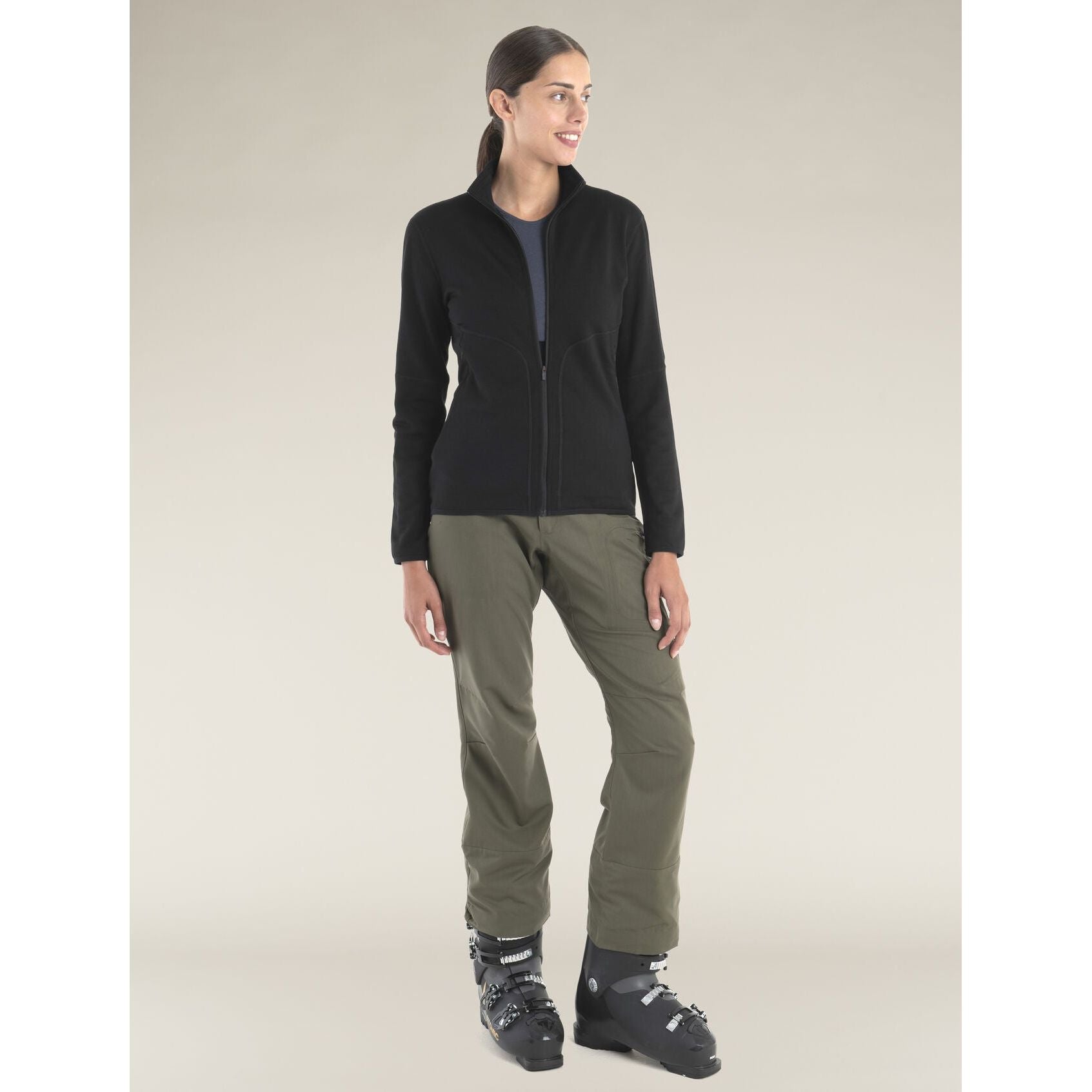 Icebreaker Women's Merino 560 RealFleece Elemental Long Sleeve Full Zip