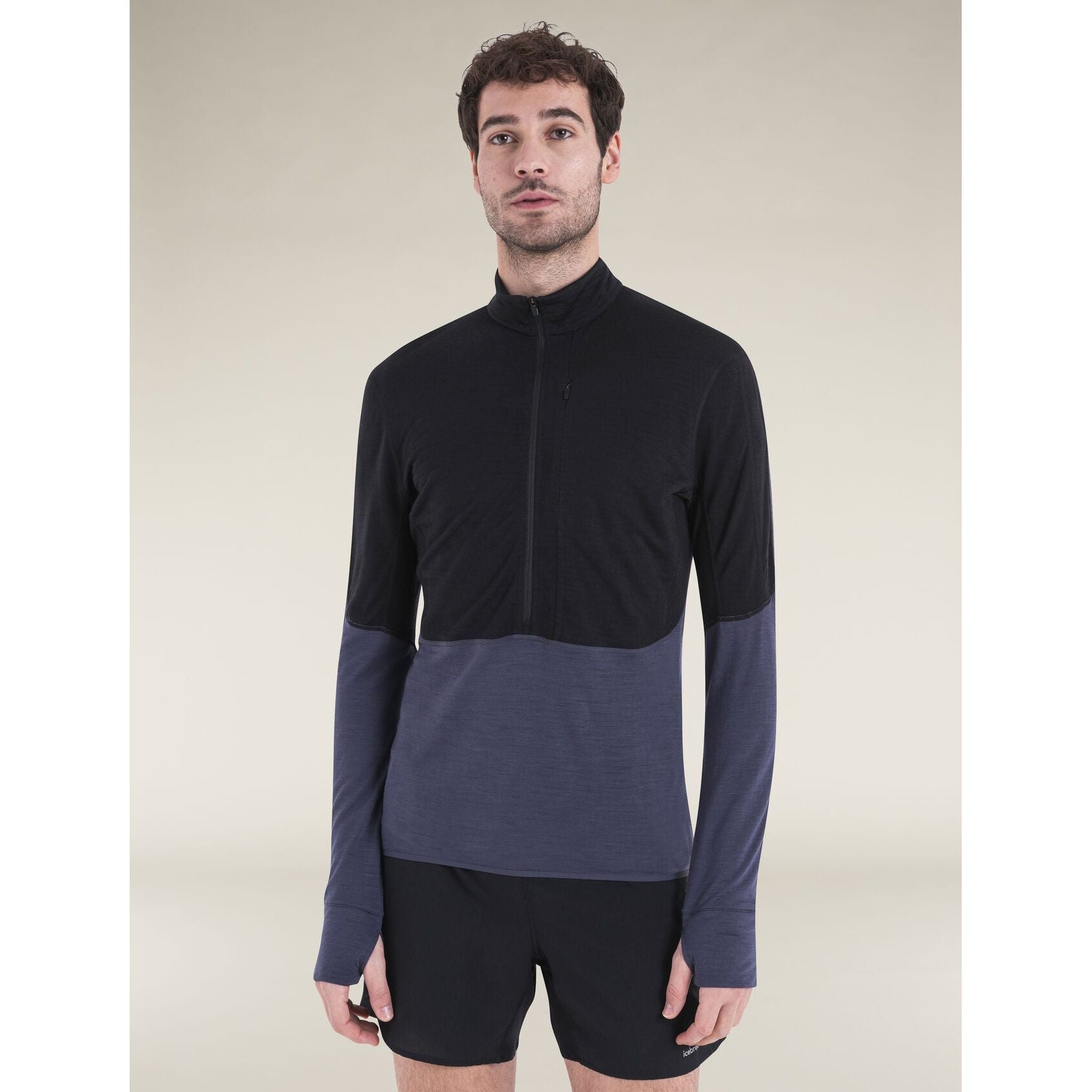 Icebreaker Men's Merino 200 RealFleece Descender Long Sleeve Half Zip