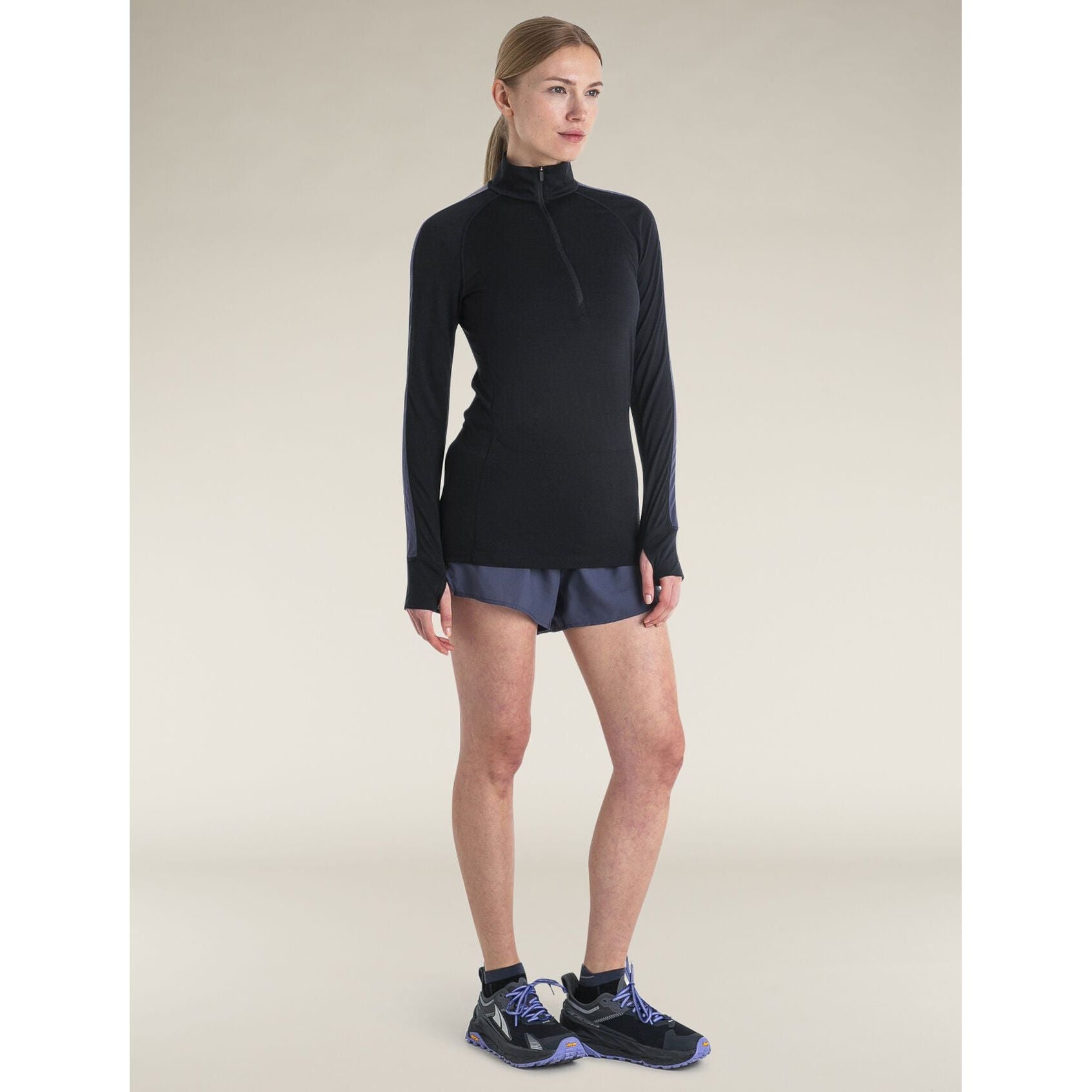 Icebreaker Women's 125 ZoneKnit Long Sleeve Half Zip