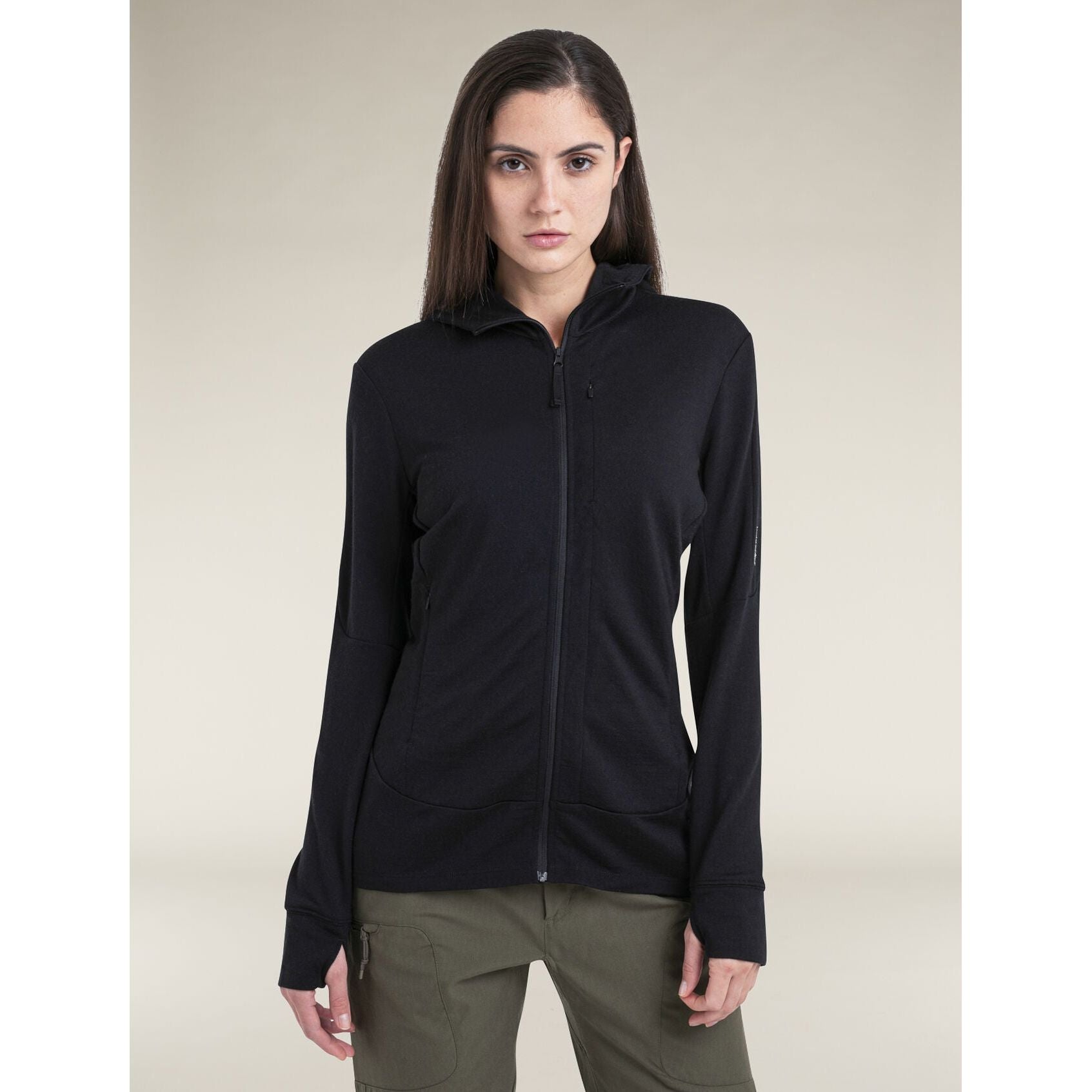 Icebreaker Women's Merino 260 Quantum Long Sleeve Zip Hoodie