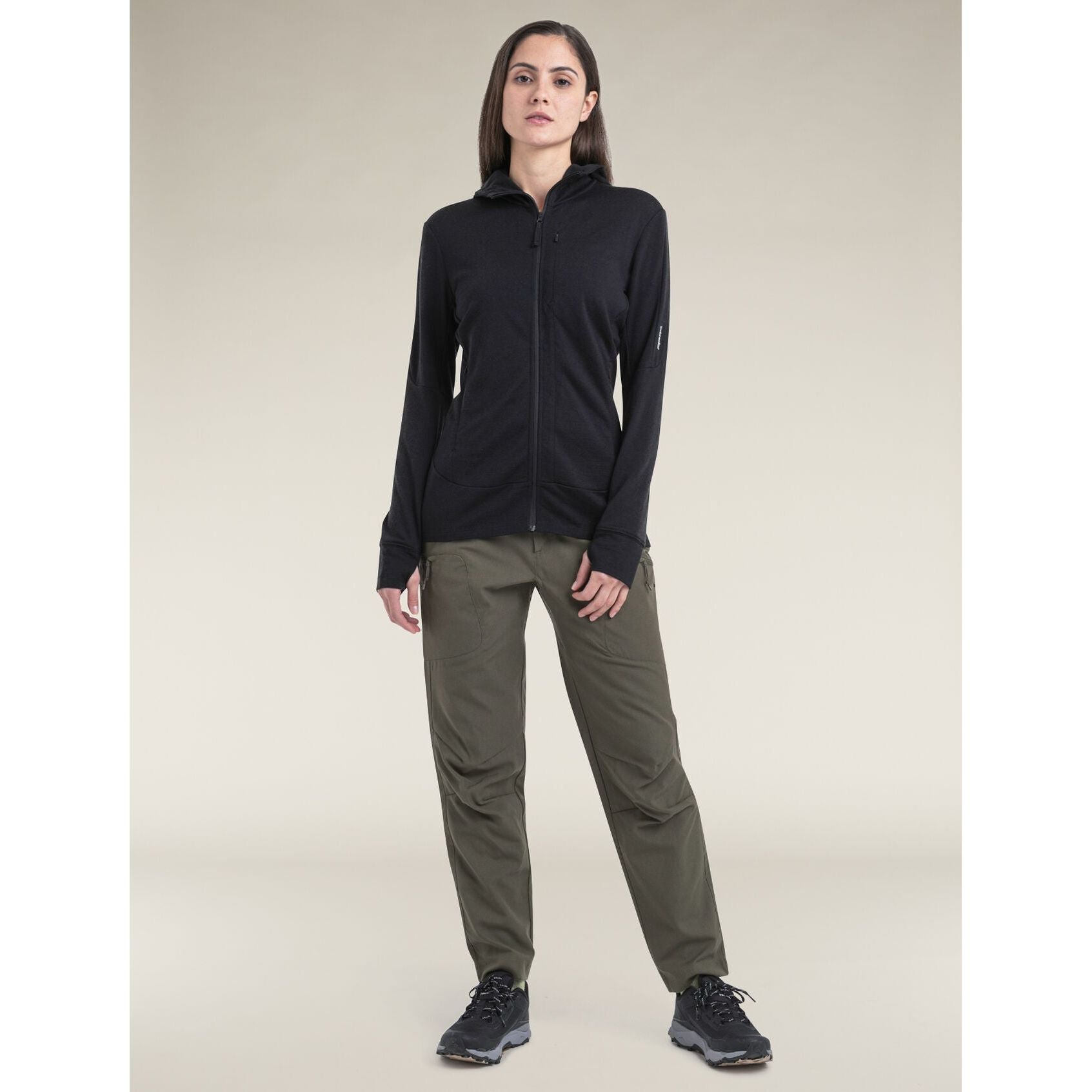 Icebreaker Women's Merino 260 Quantum Long Sleeve Zip Hoodie