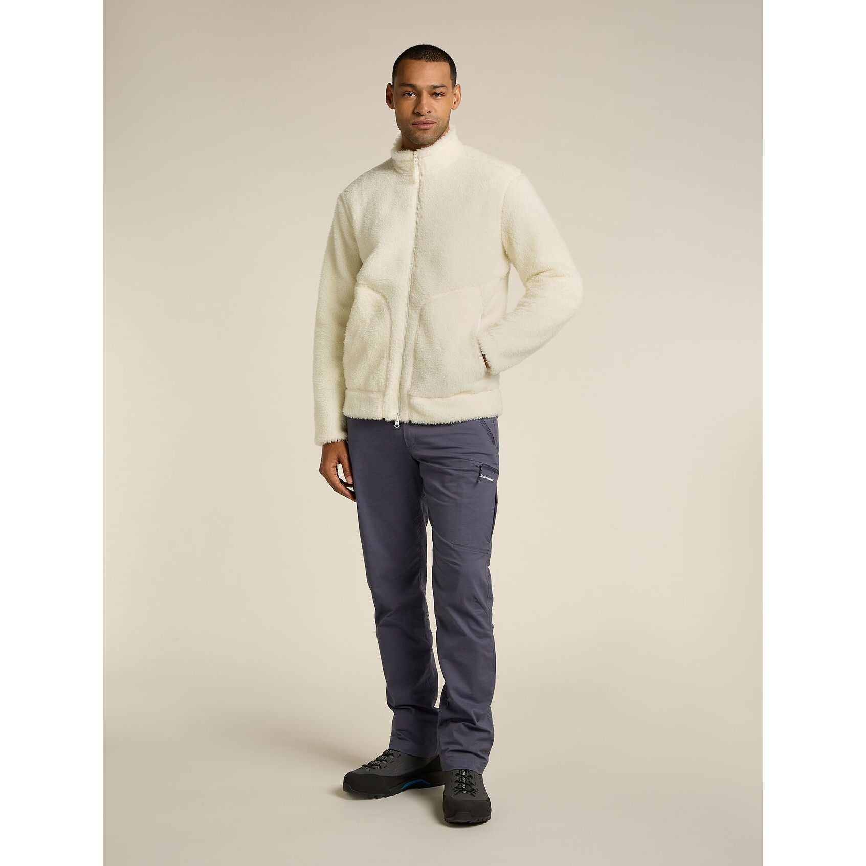 Icebreaker Men's Merino Blend 960 RealFleece High Pile Long Sleeve Full Zip