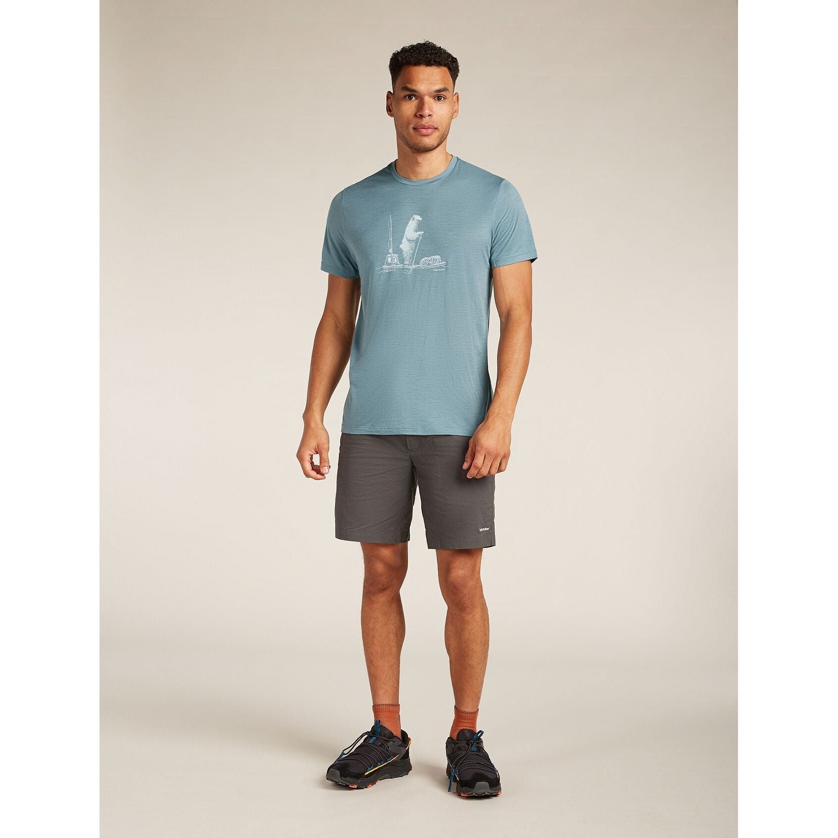 Icebreaker Men's Merino 150 Tech Lite Short Sleeve T-Shirt Polar Paddle