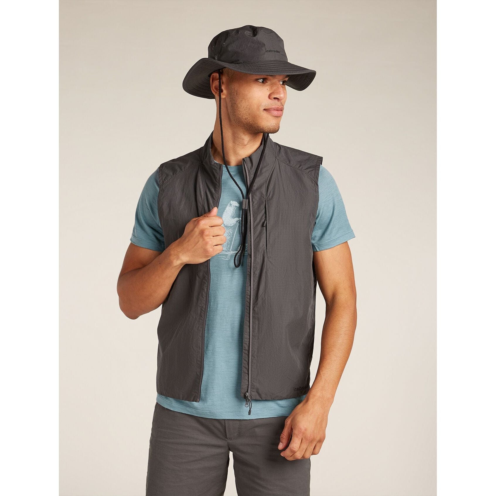 Icebreaker Men's Merino 150 Tech Lite Short Sleeve T-Shirt Polar Paddle