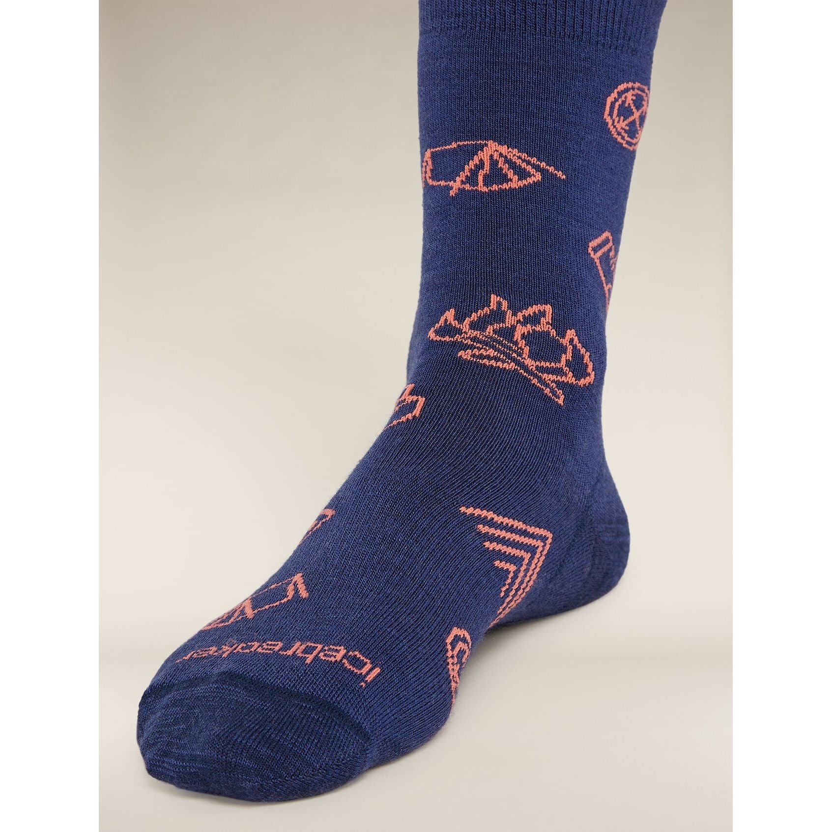 Icebreaker Women's Merino Lifestyle Ultralight Crew Camp Essentials Sock