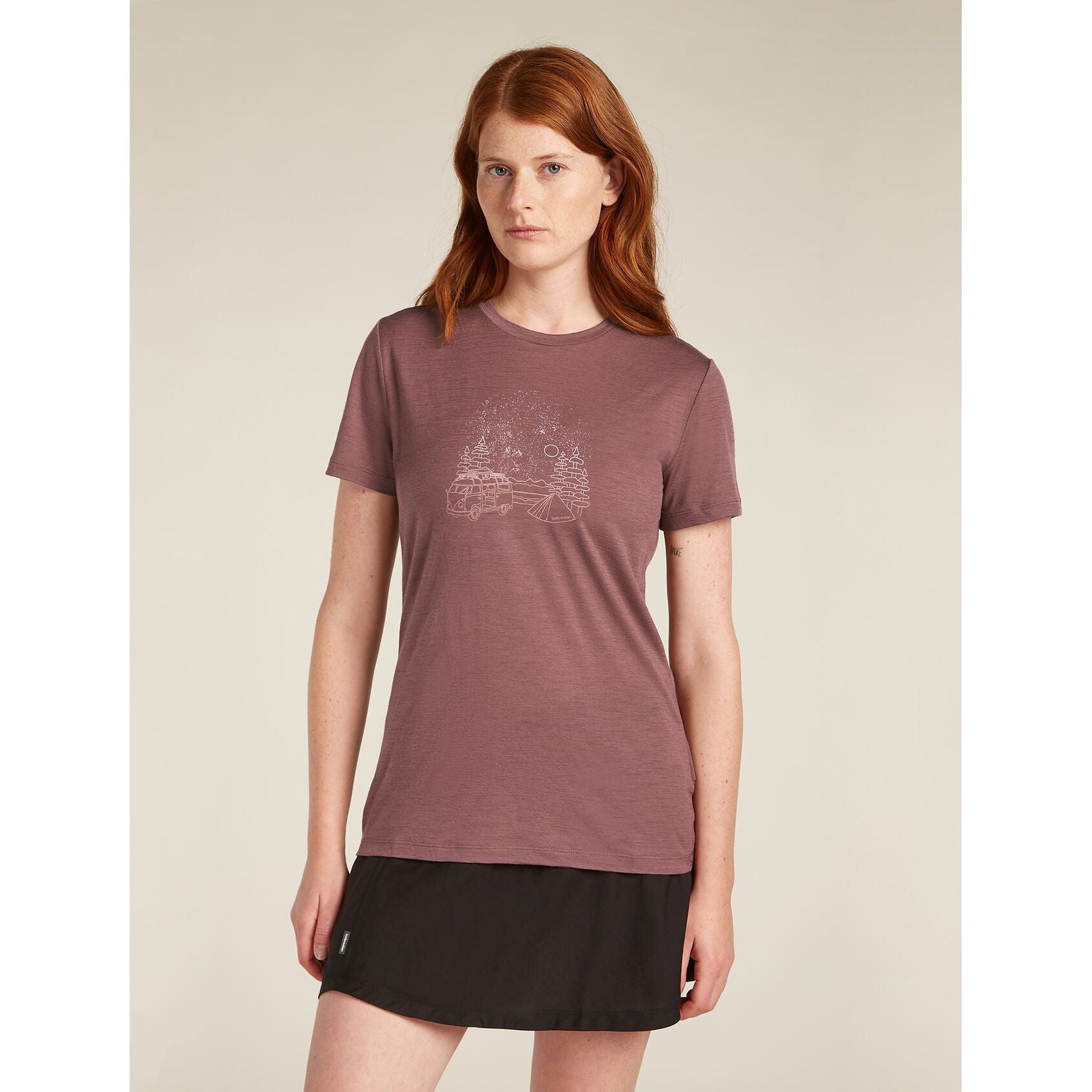 Icebreaker Women's Merino 150 Tech Lite Short Sleeve T-Shirt Van Camp