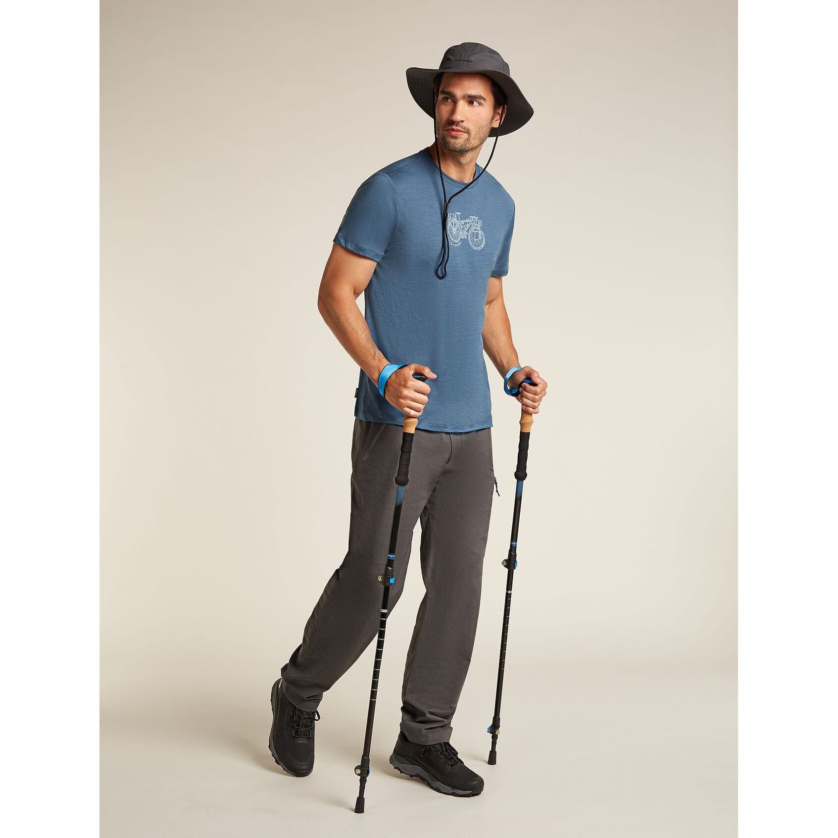 Icebreaker Men's Merino 150 Tech Lite Short Sleeve T-Shirt Adventure Ride