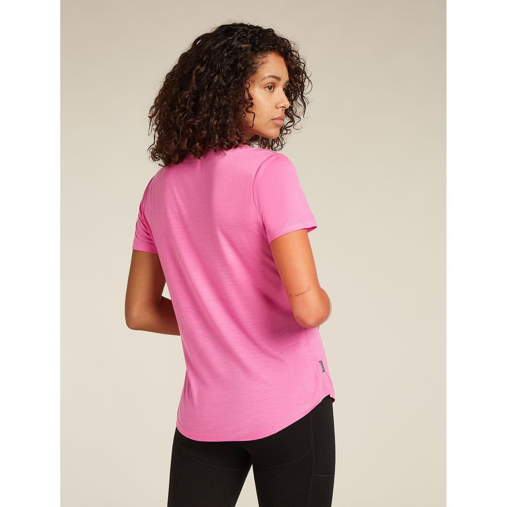 Icebreaker Women's Merino Blend 125 Cool-Lite Sphere Short Sleeve T-Shirt Across the Peaks