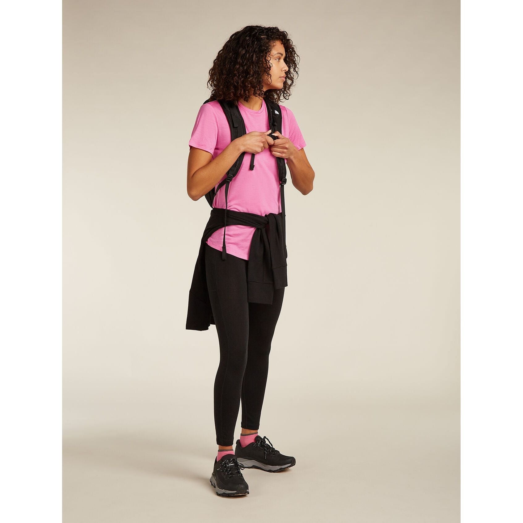 Icebreaker Women's Merino Blend 125 Cool-Lite Sphere Short Sleeve T-Shirt Across the Peaks