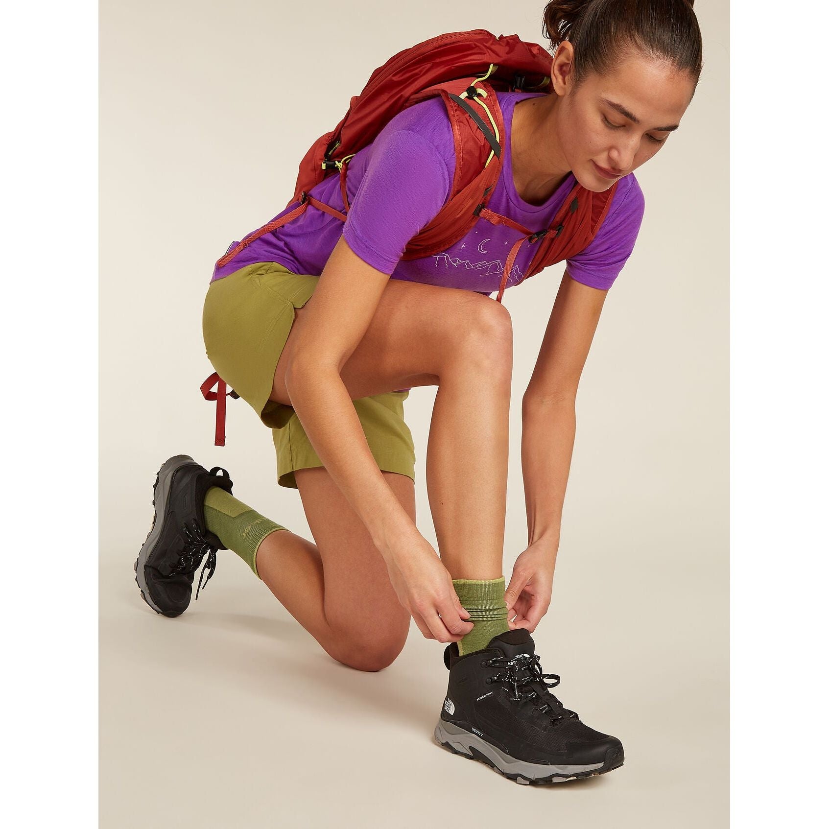 Icebreaker Women's Merino Hike+ Light Crew Socks '25