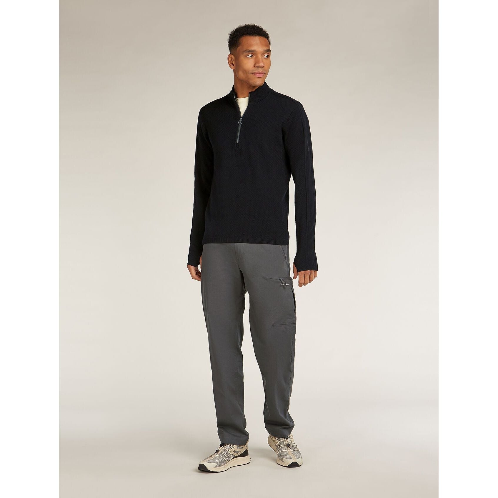 Icebreaker Men's Merino Icebreaker Anniversary Original Long Sleeve Half Zip