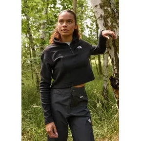 The North Face Women's 100 Glacier Cropped 1/4 Zip Fleece