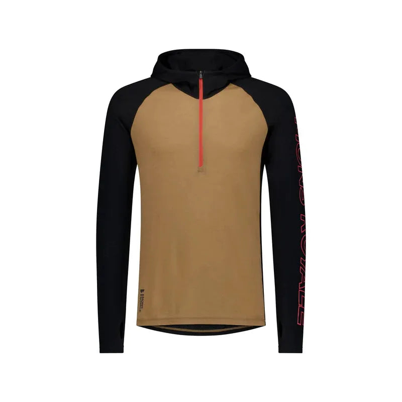 Mons Royale Men's Temple Merino Long Sleeve Hood