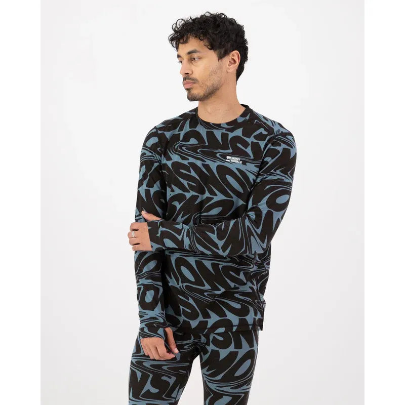 Mons Royale Men's Cascade Merino Base Layer Long Sleeve
