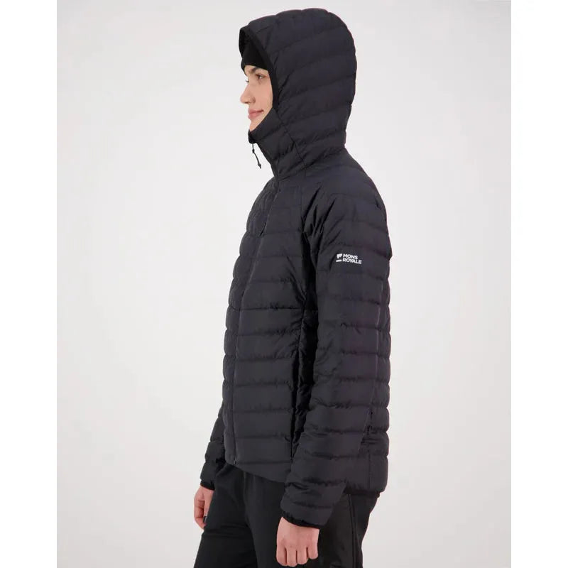 Mons Royale Women's Atmos Wool X Down Insulated Hooded Jacket