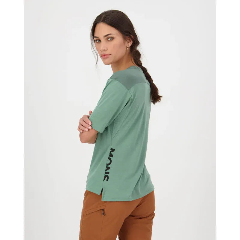 Mons Royale Women's Diversion Merino Bike Jersey Short Sleeve