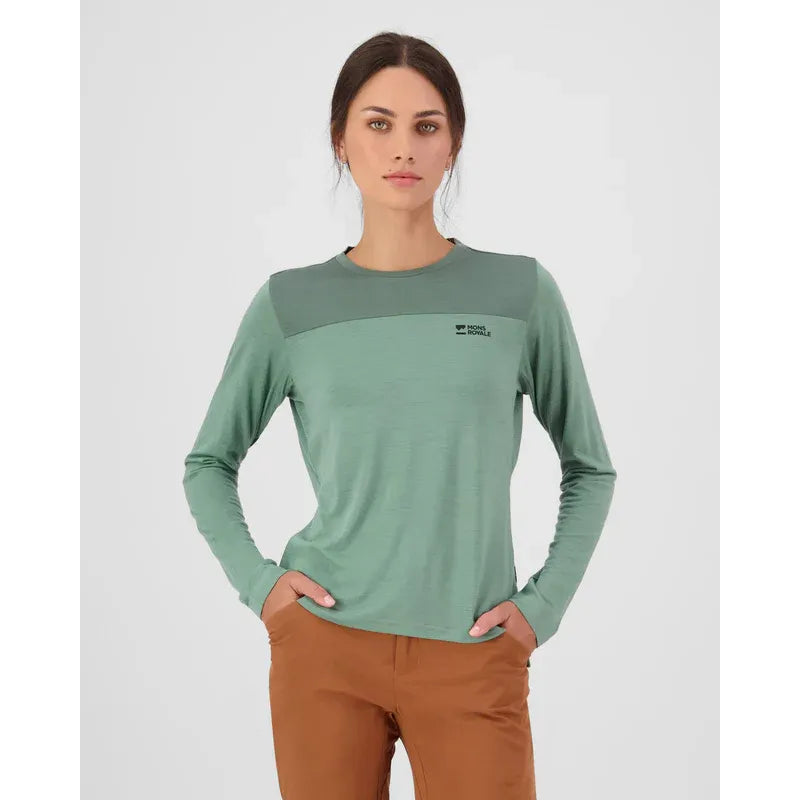 Mons Royale Women's Diversion Merino Bike Jersey Long Sleeve