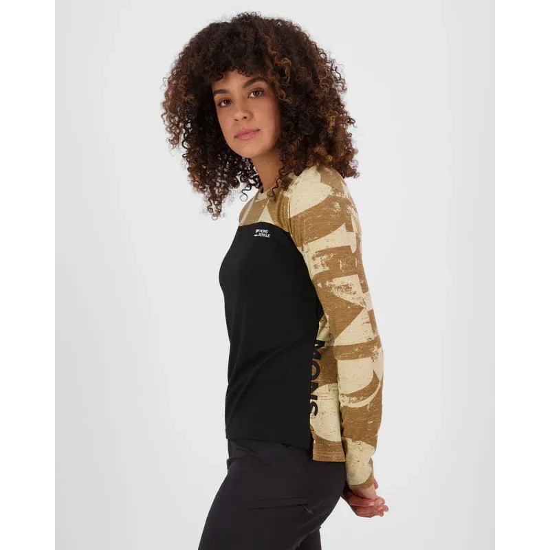 Mons Royale Women's Diversion Merino Bike Jersey Long Sleeve