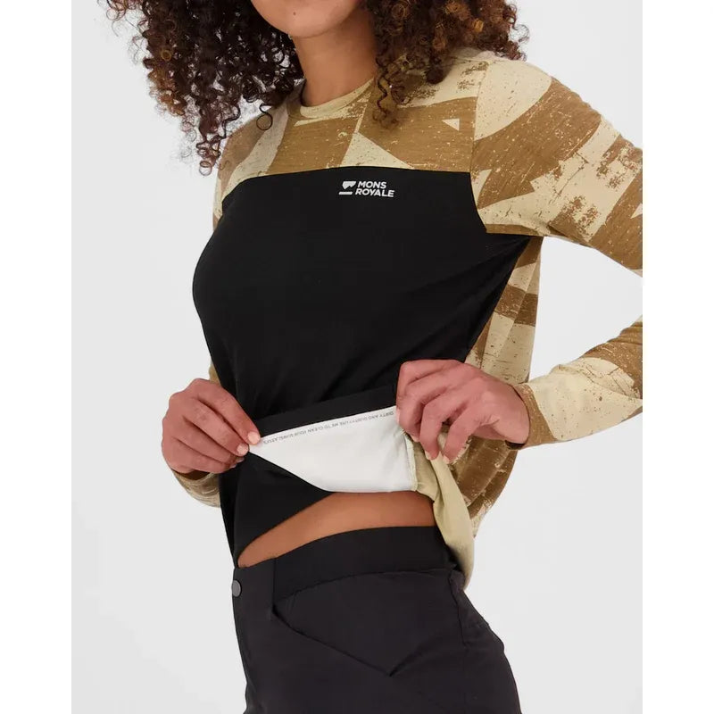 Mons Royale Women's Diversion Merino Bike Jersey Long Sleeve