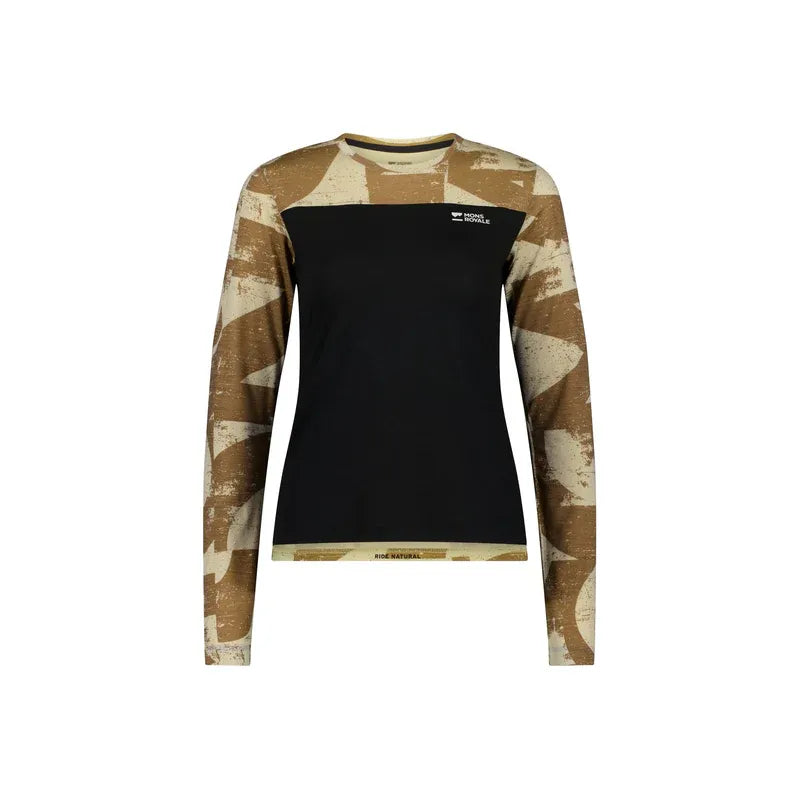 Mons Royale Women's Diversion Merino Bike Jersey Long Sleeve