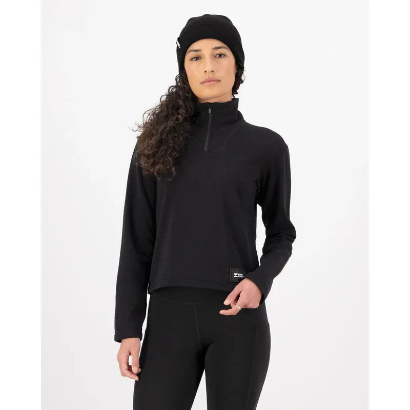 Mons Royale Women's Offgrid Merino Fleece Long Sleeve