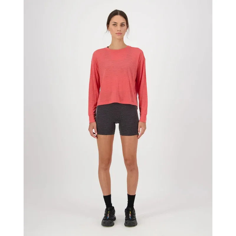 Mons Royale Women's Zephyr Merino Tencel Boxy Long Sleeve