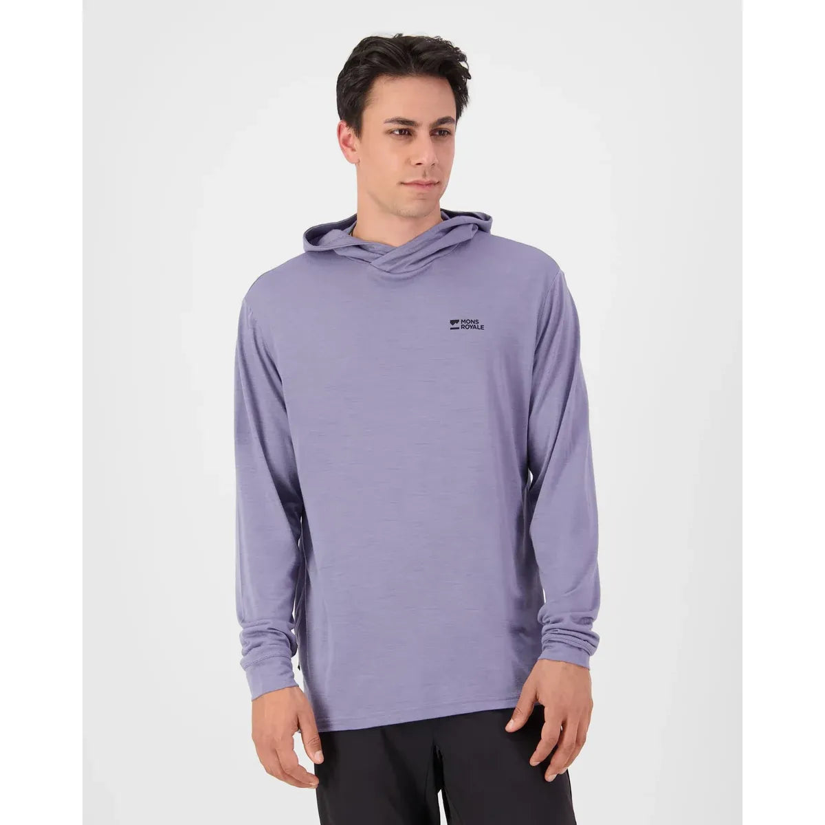 Mons Royale Men's Pivot Merino Long Sleeve Hood