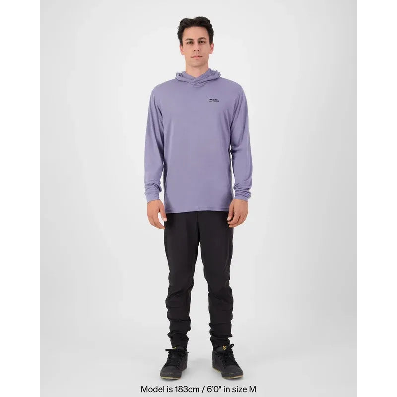 Mons Royale Men's Pivot Merino Long Sleeve Hood