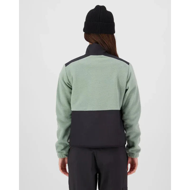 Mons Royale Women's s Pileup Wool Fleece ¼ Zip