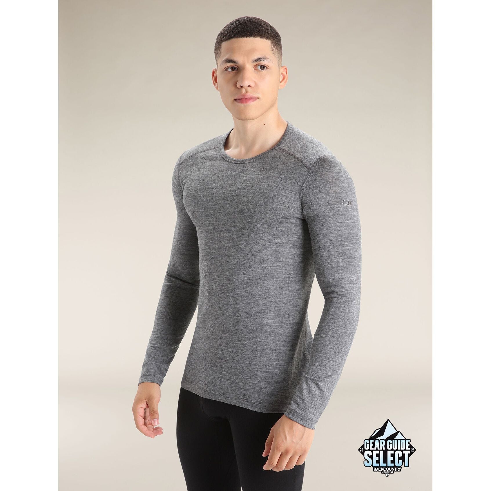 Icebreaker Men's 200 Oasis Long Sleeve Crewe Thermal Top