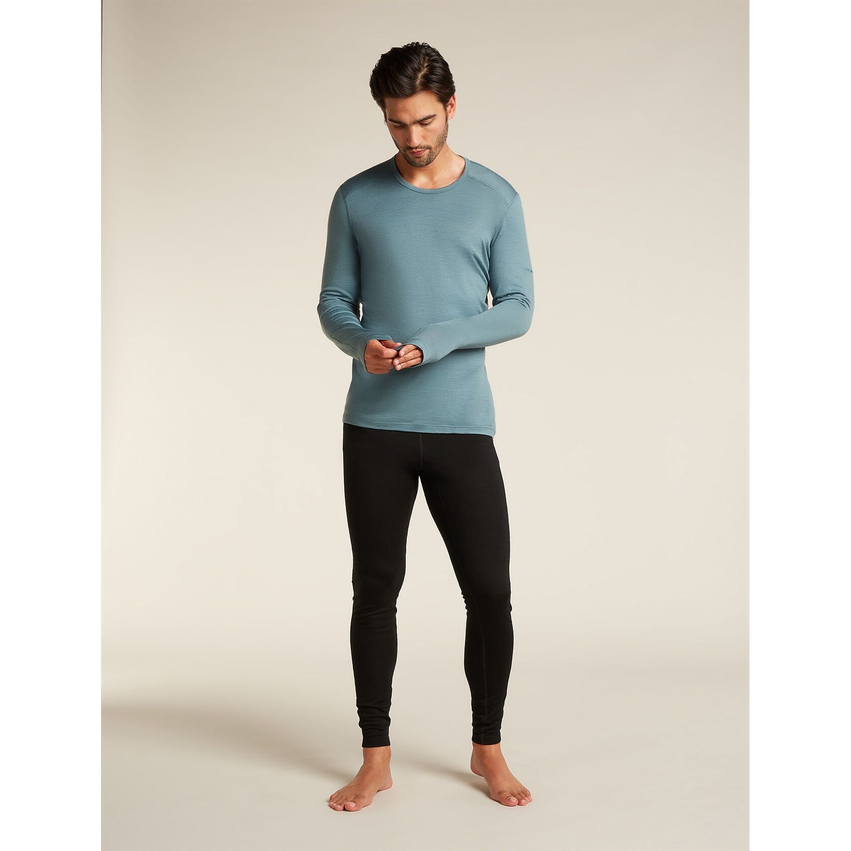 Icebreaker Men's 200 Oasis Long Sleeve Crewe Thermal Top