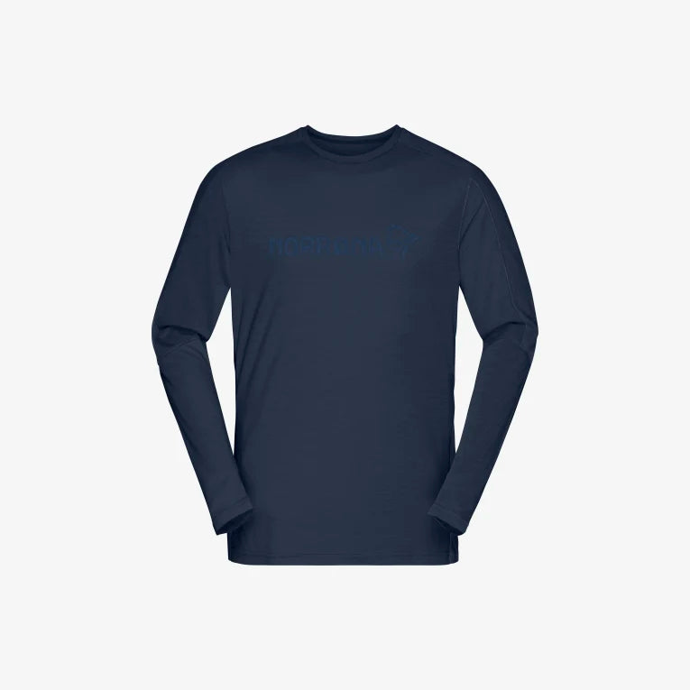 Norrona Men's Falketind Equaliser Merino Round Neck Long Sleeve T-Shirt