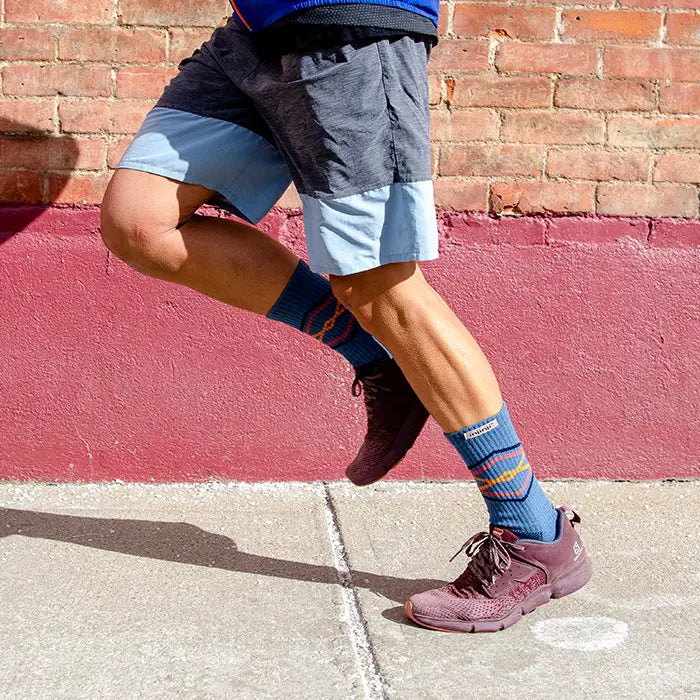 Injinji Men's Trail 2.0 Midweight Crew Running Socks