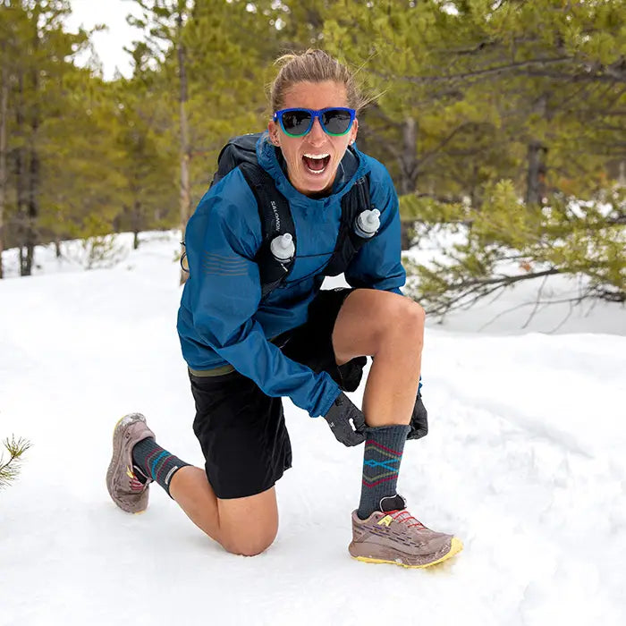 Injinji Men's Trail 2.0 Midweight Crew Running Socks