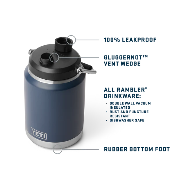 Yeti Rambler Half Gallon Jug 2.0 (1.9L)