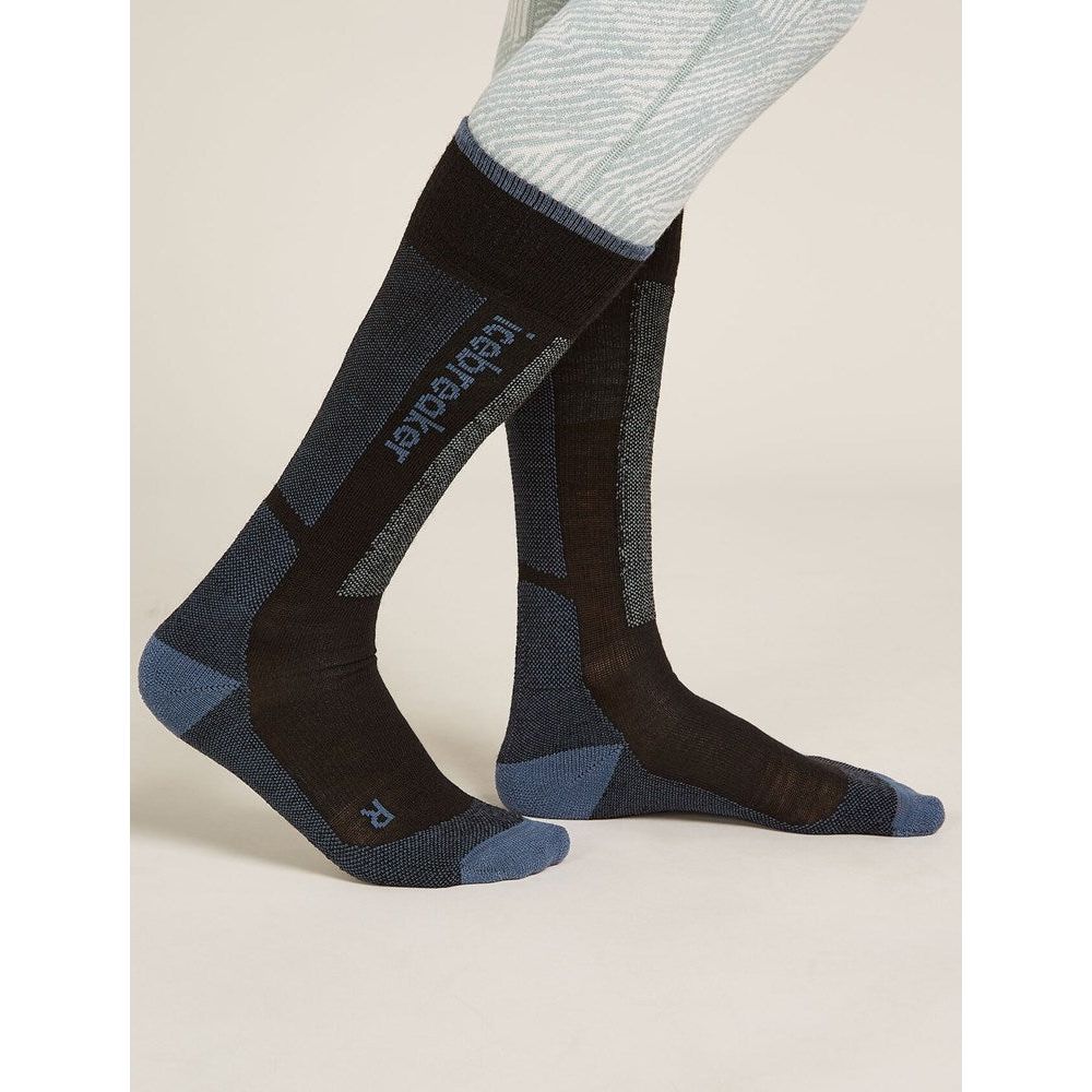 Icebreaker Women's Merino Blend Ski+ Light Over The Calf Socks