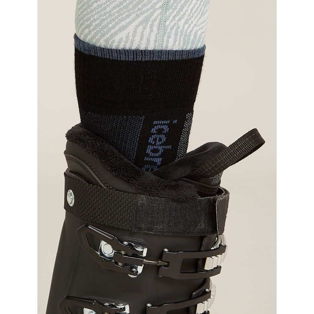 Icebreaker Women's Merino Blend Ski+ Light Over The Calf Socks