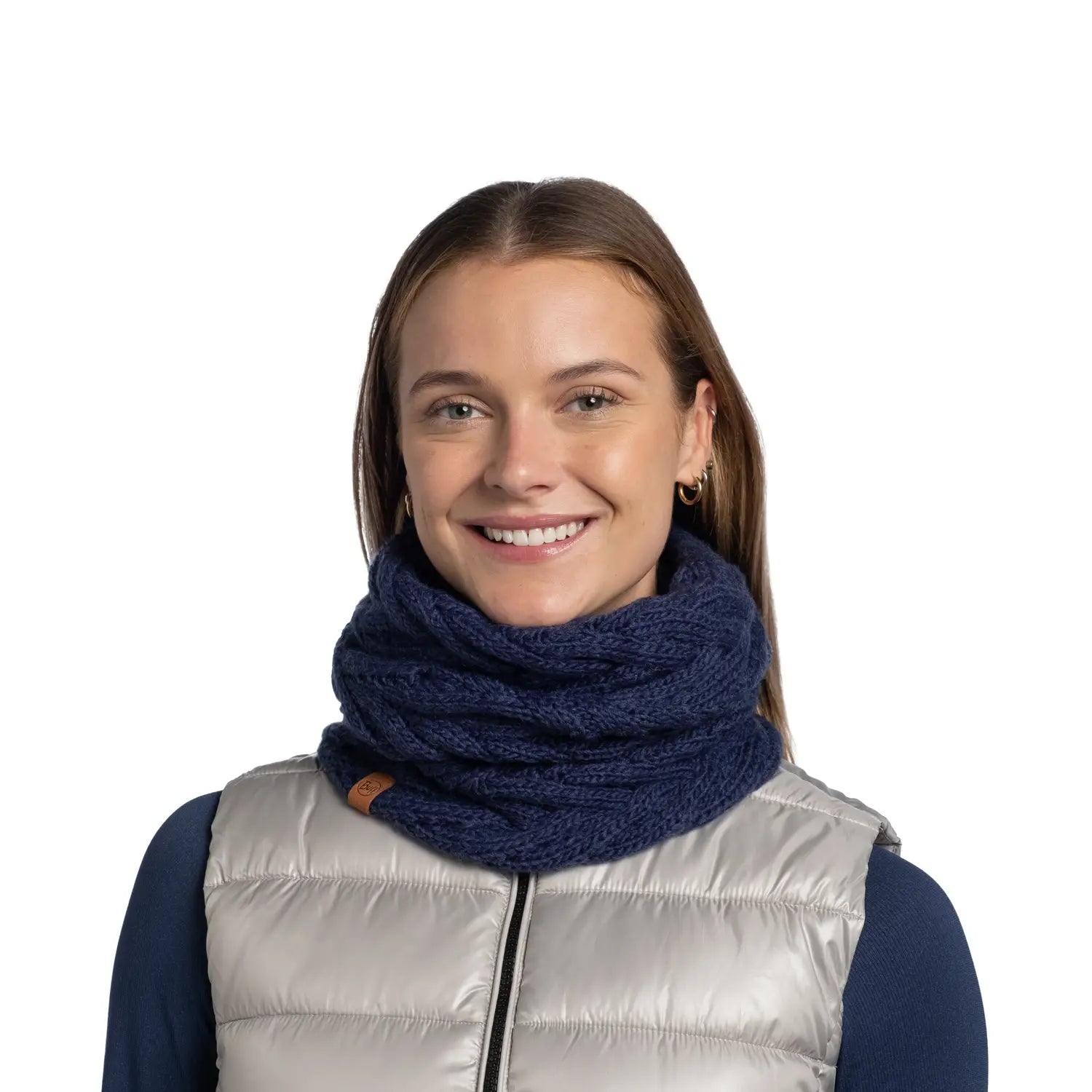 Buff Caryn Knitted & Fleece Neckwarmer
