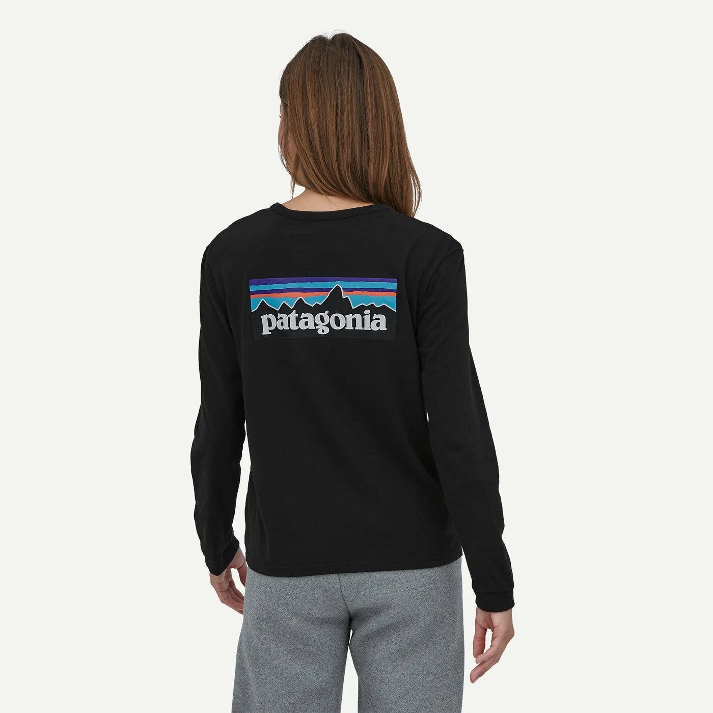 Patagonia Women's L/S P-6 Logo Responsibili-Tee