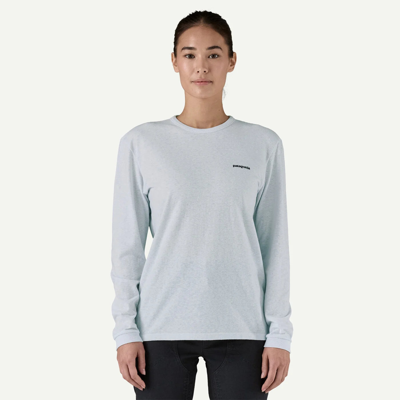 Patagonia Women's L/S P-6 Logo Responsibili-Tee