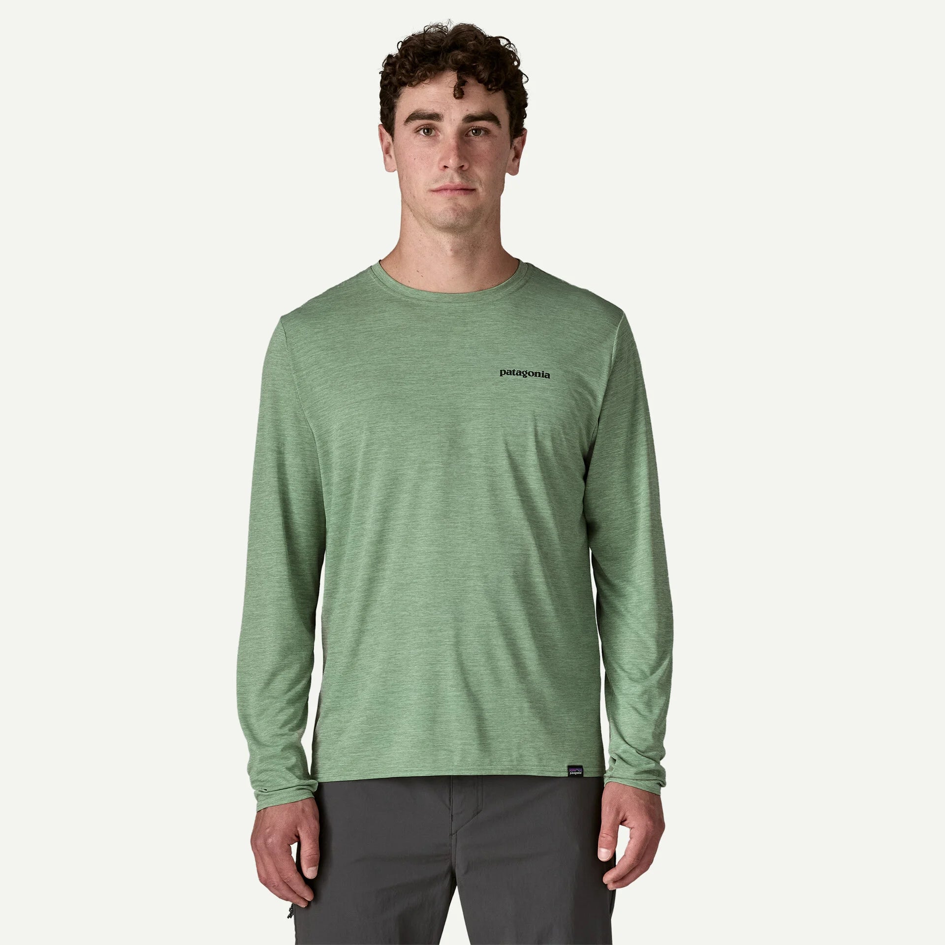 Patagonia Men's Long-Sleeved Cap Cool Daily Graphic Shirt - Waters