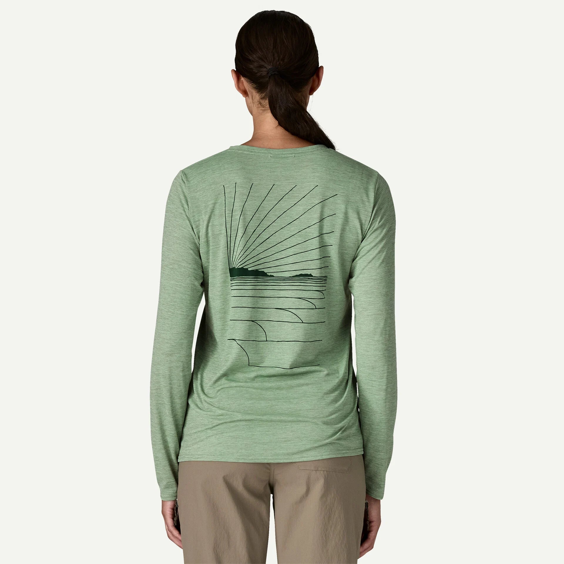 Patagonia Women's Cap Cool Daily Graphic Long Sleeve Shirt - Waters