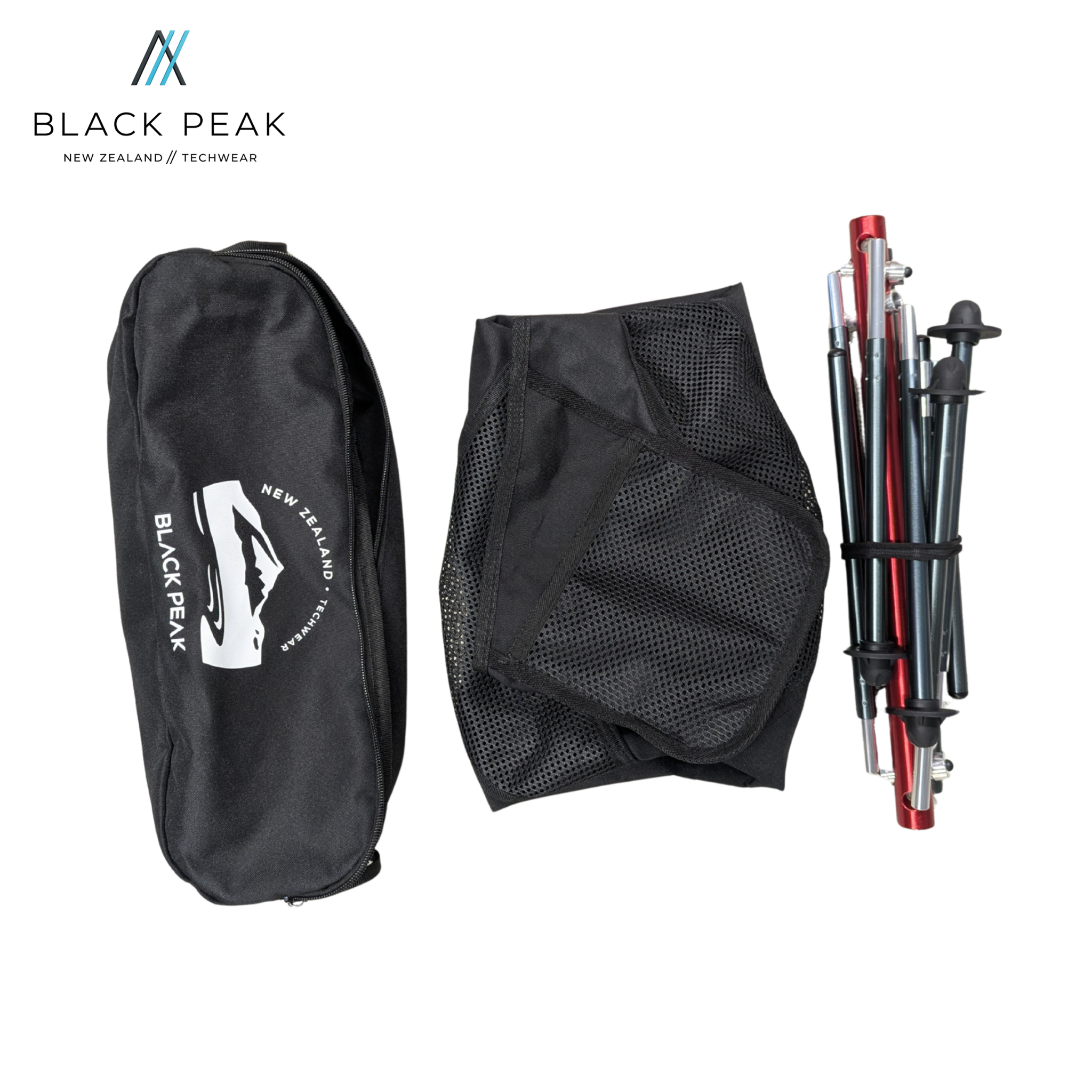 Black Peak Low Back Camping Chair