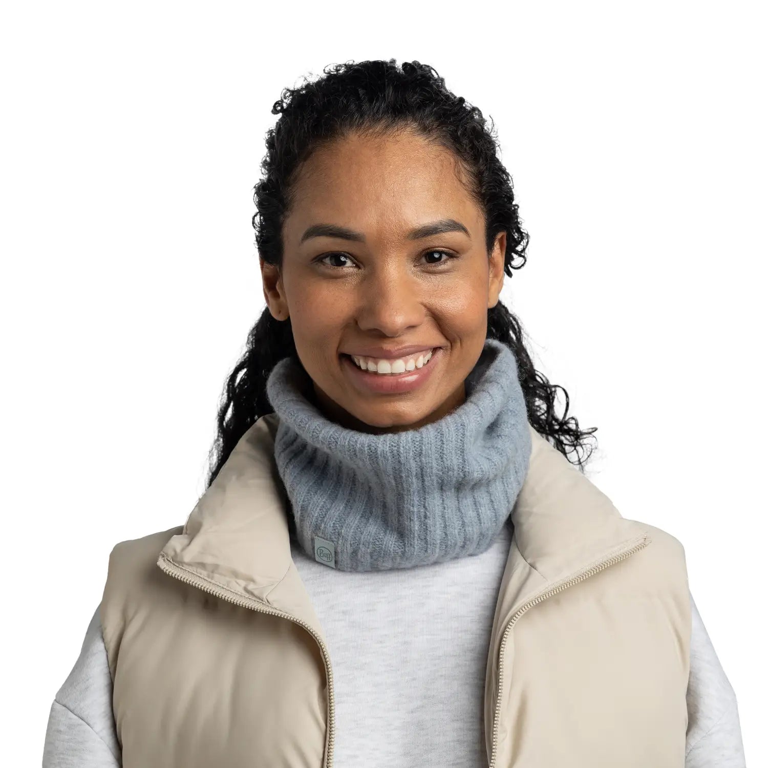 Buff Nilah Knitted Neckwarmer